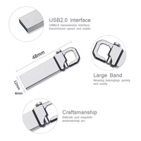 Memoria USB 3.0 Portátil Mini Metálica, Resistente al Agua, Ultra Delgada, para Copias de Seguridad Diarias