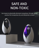 Lampe anti-moustiques électrique ABS, photocatalytique, tue-mouches, répulsif solide pour animaux