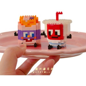 Blocs de construction en micro-particules, modèle de frites et de hamburgers, jouet éducatif pour enfants de 5 à 14 ans, puzzle à faire soi-même, cadeau - Product Image 5