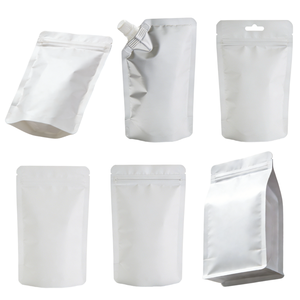 ถุงพลาสติกแบบตั้งได้ มีซิป/ไม่มีซิป มีรูแขวน โปร่งใส พิมพ์ลายได้ตามต้องการ ขนาด 50 มล.-1000 มล. สำหรับใส่ถั่ว กาแฟ ของเหลว อาหาร - Product Image 1