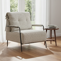 Fauteuil de salon moderne au design luxueux pour salon, hôtel, usage extérieur - Chaise longue de détente