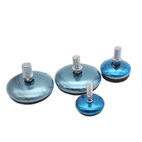 Pieds de nivellement réglables en acier inoxydable M8/M10 pour meubles, niveleurs antidérapants pour pieds de table et de chaise, patins réglables en hauteur