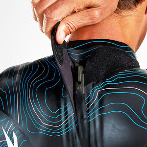 Traje de neopreno CR de manga larga para hombre y mujer, traje de baño para triatlón, piel lisa, precio de fábrica - Product Image 5