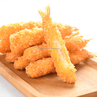 Camarones Empanizados IQF, Camarones Pre-fritos Congelados, Camarones Tempura Listos para Cocinar, Camarones Panko Ebi Furai para Catering