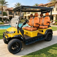 Carrito de Golf Eléctrico de Lujo de 4 Plazas, Personalizable, Todoterreno