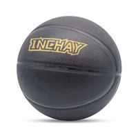 Ballon de basketball en cuir PU avec logo, revêtement en caoutchouc, durable, tailles 5/6/7, personnalisable en gros pour l'entraînement