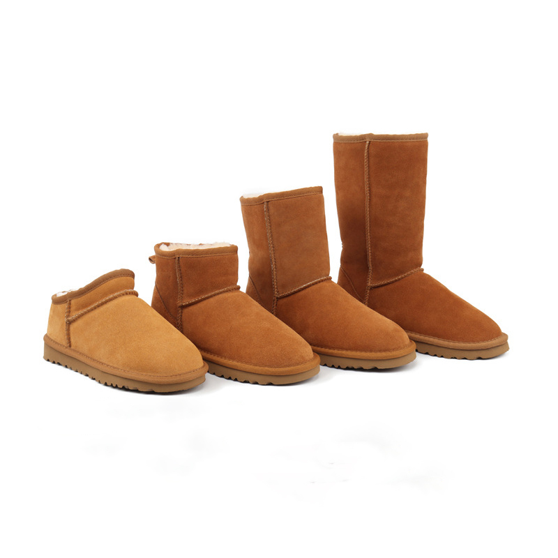 Модные дизайнерские простые женские зимние меховые сапоги, женские зимние белые сапоги для снега