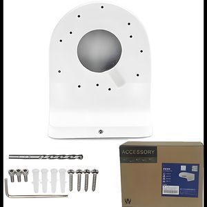 PFB205W-E Wall Mount Bracket cho IP và CVI máy ảnh hợp kim nhôm màu trắng Hộp nối không thấm nước - Product Image 4