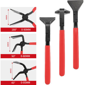 Jeu de pinces pliantes en métal pour redresser les bords de la tôle 45/90/100 degrés avec poignée antidérapante, 1 pièce - Product Image 2