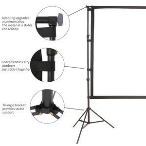 Écran de projection léger en polyester de 150 pouces 16:9 avec support trépied en alliage d'aluminium pour usage cinématographique - Product Image 5