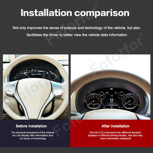 Foforfor Car Speedometer LCD Instrument Digital <strong>Dashboard</strong> Cluster Panel for Nissan Teana/X-Trail/ Qashqai2013-2018 <strong>Dashboard</strong> - Product Image 3
