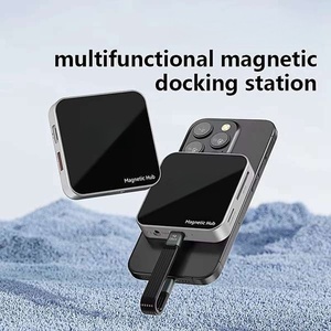 Base de Conexión USB C Magnética Blueendless de 10 Gbps, Estación de Acoplamiento PD de 100 W, 4K60Hz, Lector de Tarjetas SD 2.0, Aleación de Aluminio, <span class=keywords><strong>Mac</strong></span>/Windows/Android - Product Image 1