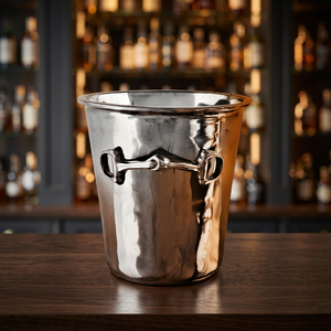 Cubo Enfriador de Vino Premium de Metal con Diseño de Bocado de Caballo, Enfriador de Botellas Ecuestre, Cubo de Hielo para Bar, Accesorio Decorativo para Servir en Mesa - Product Image 2