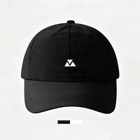 Casquettes Gorpcore pour adultes en nylon Ripstop, 6 panneaux, séchage rapide, respirantes, avec logos réfléchissants en silicone 3D personnalisés et lettres sportives