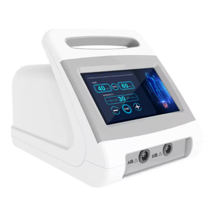 Dispositivo portátil de fisioterapia con pantalla digital y cabezales de masaje duales para uso en centros de rehabilitación - Product Image 2