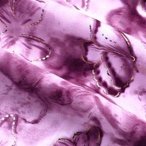 Impresión digital de Flora de poliéster a precio directo de fábrica con tela de lámina tejida con purpurina para ropa de mujer - Product Image 3