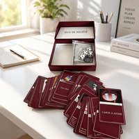 Fabricant professionnel d'ensembles de jeux de société personnalisés OEM/ODM, cartes à jouer et dés personnalisés avec boîte cadeau sur mesure