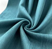 Tissu de rideau occultant jacquard froissé YC, largeur 280-320 cm, polyester texturé, matériau de rideau de luxe léger