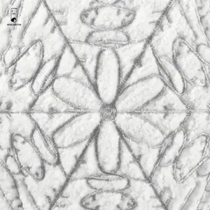2024 nuevo cojín de copo de nieve con forma de Estrella Blanca de Navidad bordado de plata almohadas cómodas de felpa para decoración del hogar