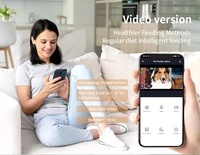 Distributeur automatique de nourriture pour animaux domestiques avec caméra, télécommande intelligente Tuya 7L 2MP, audio bidirectionnel, vision nocturne, notification par application