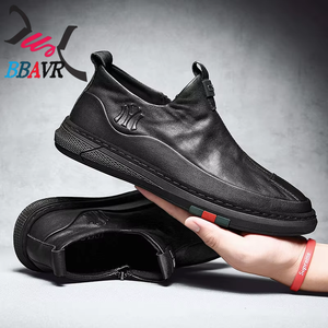Nuevos Zapatos Casuales de Negocios para Hombre, Color Negro, Estilo Británico, Ligeros y Antideslizantes - Product Image 4