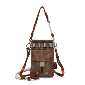 Outdoor Ultra-Lightweight Waterproof Nylon Waterproof Striped Leisure Outdoor Walking with Phone Storage <b>Small</b> <b>Shoulder</b> <b>Bag</b> - Product Image 4