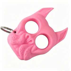 Llavero de <span class=keywords><strong>Defensa</strong></span> Personal de Alta Calidad con Diseño de Bulldog Francés, Protector de Seguridad Personal para Mujeres, Emergencias al Aire Libre - Product Image 2
