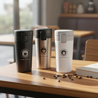 Mug isotherme sous vide en acier inoxydable à double paroi 380 ml, pour sublimation, avec couvercle, vente en gros, personnalisation du logo, maintien au froid 6-12 heures