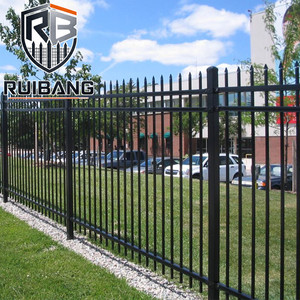 Paneles de Cerca Metálica Negra Directamente de Fábrica Ruibang para Proyectos de Distribuidores en América <span class=keywords><strong>del</strong></span> <span class=keywords><strong>Norte</strong></span> - Product Image 4