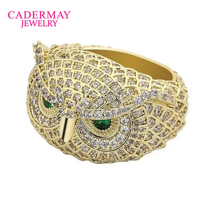 Cadermay Owl Moissanite Ring S925 Silver White Gold Plated Animal Shape Fashion Jewelry Everyday Wear - Product Image 3