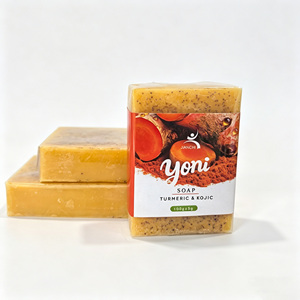 Jabón Íntimo Blanqueador de Cúrcuma de Marca Privada al por Mayor, Jabón <span class=keywords><strong>Vaginal</strong></span> de Cúrcuma con pH Equilibrado - Product Image 1