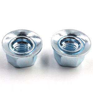 Écrous à bride hexagonaux en acier au carbone poli M6 M8 M10 M12 <span class=keywords><strong>avec</strong></span> <span class=keywords><strong>rondelle</strong></span> à bride rotative pour applications minières - Vente en gros - Product Image 2