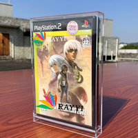 Boîte de jeu vidéo de haute qualité, boîte rigide en acrylique, boîte de présentation pour boîte de jeu Sony PS 2, pour boîte de jeu Sony PlayStation 2