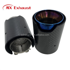 Embouts d'échappement en fibre de carbone bleu brûlé <span class=keywords><strong>M</strong></span> <span class=keywords><strong>Performance</strong></span> Série 1 335d 335i <span class=keywords><strong>135i</strong></span> 140i 240i - Product Image 3