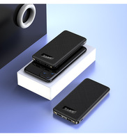 Kingstar usine vente Portable mode petite banque d'alimentation mince 20000mah intégré 4 câbles