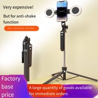 MQ Wireless Mini Selfie Stick Retractable Foldable Aluminium Tripod Monopod Alat Genggam Portabel Remote Shutter Perjalanan iPhone