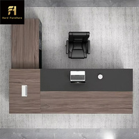 Meubles en bois personnalisables au design moderne et luxueux Table de PDG Boss Smart L Shape Home Executive Office Desk