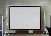Écran de projection motorisé portable Offres Spéciales 4:3 Mini écran de projecteur électronique Air blanc mat de 30 pouces