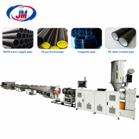 Ligne de production de tuyaux en PE, ligne d'extrusion de tubes en plastique LDPE HDPE pour l'irrigation et le drainage de l'eau