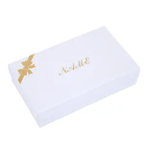 Logotipo personalizado Sujetador caliente Caja de embalaje Lencería de lujo de las señoras Ropa interior de las mujeres Bikini Traje de baño Caja de papel Regalos Foil Hot Mailing