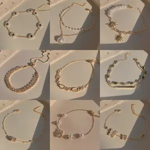 Newn femme Offre Spéciale minimaliste 18K plaqué or en acier inoxydable corde torsadée chaîne collier tour de cou collier Design bijoux