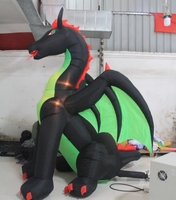 Dragon géant gonflable Décoration Décorations de jardin Halloween Gonflable