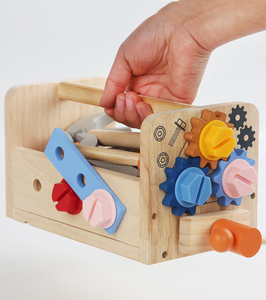 Ensemble de jeu d'imitation de boîte à <span class=keywords><strong>outils</strong></span> <span class=keywords><strong>en</strong></span> <span class=keywords><strong>bois</strong></span> <span class=keywords><strong>en</strong></span> gros pour enfants, avec <span class=keywords><strong>outils</strong></span> <span class=keywords><strong>en</strong></span> <span class=keywords><strong>bois</strong></span> DIY (écrous et vis) à assembler - Product Image 5