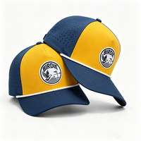 Gorra de Béisbol Deportiva de Alto Rendimiento para Hombre, con Logotipo Personalizado, para Pesca y Viajes al Aire Libre, con Dos Colores y Perforaciones Láser