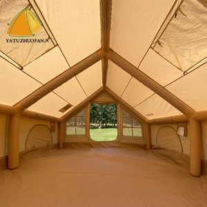 Outdoor Inflatable Camping <b>Tent</b> with Pump, Waterproof Oxford Air <b>Tent</b>, 4 Season 3-6 Person Glamping - Product Image 1