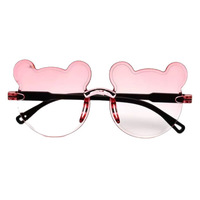 Lunettes de soleil pour enfants en forme de cœur, protection UV, pour usage extérieur, ensembles combinés multi-styles, vente en gros