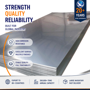 Mill Source ASTM Standard <b>Rolling</b> 202 No.1 Finish Hot <b>Rolled</b> 6.0mm 1000mm JIS G4305 Stainless Steel Sheet - Product Image 1