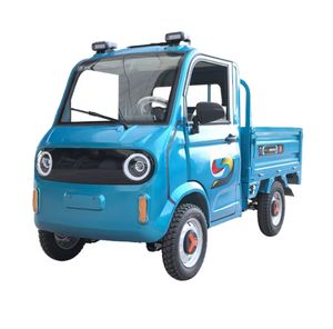 Technologie de pointe, mini camion électrique 4 roues 72v 4kw haute puissance, simple transmission, sièges en cuir, éclairage LED, écran tactile pour adultes - Product Image 1