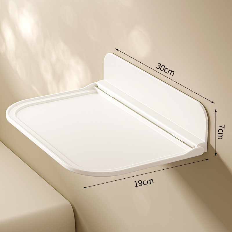 White storage rack plus [Foldable to save space]