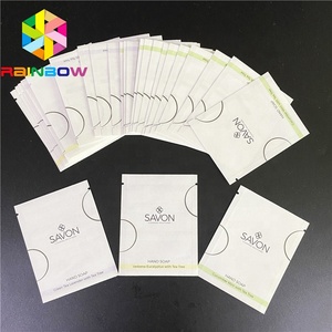 Stampa digitale <span class=keywords><strong>di</strong></span> <span class=keywords><strong>Carta</strong></span> Biodegradabile <span class=keywords><strong>Bustine</strong></span> per Sapone per Le Mani Compostabili Sacchetti <span class=keywords><strong>di</strong></span> <span class=keywords><strong>Carta</strong></span> Logo Personalizzato MOQ Basso Accettato - Product Image 1